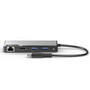 ALOGIC USB-C Fusion ALPHA 5-in-1 Hub - 1 x HDMI 4K60Hz 2 x USB-A USB 30 1 x Gigabit Ethernet 1 x USB-C Data  PD - Space Grey UCFUPRGEV2-SGR