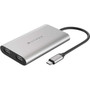 Hyper Dual 4K HDMI Adapter for M1M2 MacBook - for NotebookDesktop PC - 100 W - USB Type C - 2 Displays Supported - 4K - 3840 x 2160 HDM1