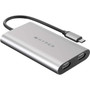 Hyper Dual 4K HDMI Adapter for M1M2 MacBook - for NotebookDesktop PC - 100 W - USB Type C - 2 Displays Supported - 4K - 3840 x 2160 HDM1