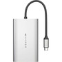 Hyper Dual 4K HDMI Adapter for M1M2 MacBook - for NotebookDesktop PC - 100 W - USB Type C - 2 Displays Supported - 4K - 3840 x 2160 HDM1
