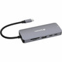 Verbatim Pro Docking Station - for Notebook - Charging Capability - Memory Card Reader - SD microSD - USB Type C - 4K - 3840 x 2160 - 32152