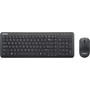 Lenovo 300 Wireless Combo Keyboard and Mouse - US English - USB Type A Wireless RF 240 GHz Keyboard - English US - Black - USB Type GX31C95738