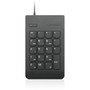 Lenovo USB Numeric Keypad Gen II - Cable Connectivity - USB Interface - 19 Key - Notebook Tablet - PC - Black 4Y40R38905
