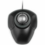 Kensington Orbit Trackball with Scroll Ring - Space Gray Ball - Optical - Cable - Black - USB - Scroll Ring - 2 Buttons - 75327