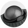 Kensington Orbit Trackball with Scroll Ring - Space Gray Ball - Optical - Cable - Black - USB - Scroll Ring - 2 Buttons - 75327
