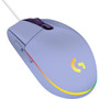 Logitech G203 Gaming Mouse - Cable - Lilac - USB - 8000 dpi - 6 Buttons 910-005851