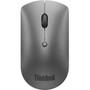 Lenovo ThinkBook Bluetooth Silent Mouse - Optical - Wireless - Bluetooth - Iron Gray - 2400 dpi - Scroll Wheel - 3 Buttons 4Y50X88824