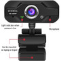 CODi Aquila Webcam - 2 Megapixel - 30 fps - Black - USB 20 - 1920 x 1080 Video - CMOS Sensor - Manual Focus - 90deg Angle - - A05024