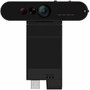 Lenovo ThinkVision MC60 Webcam - Black - USB 20 - 1920 x 1080 Video - 90deg Angle - Microphone - Monitor 4XC1K97399