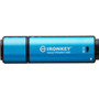 Kingston Vault Privacy 50 Series 8GB USB 3.2 (Gen 1) Type C Flash Drive - 8 GB - USB 3.2 (Gen 1) Type C - 250 MB/s Read Speed - 180 - (IKVP50C/8GB)