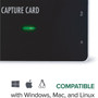 Plugable Performance NIX Video Game Capture Card 1080P 60FPS USB C  USB 30 and HDMI Passthrough for Monitor - Compatible with OBS - USBC-CAP60