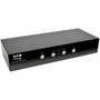 Tripp Lite series 4-Port DisplayPort KVM Switch wAudio Cables and USB 30 SuperSpeed Hub - 4 Computers - 1 Local Users - 2560 x B004-DPUA4-K