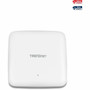 TRENDnet AX1800 Dual Band WiFi 6 PoE Access Point 1201Mbps WiFi AX  576Mbps WiFi N MU-MIMO OFDMA1024 QAM WDS Client Bridge - TEW-921DAP