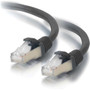 C2G 12ft 37m Cat6 Snagless Shielded STP Ethernet Network Patch Cable - Black - 12 ft Category 6 Network Cable for Network Device 00818