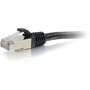 C2G 12ft 37m Cat6 Snagless Shielded STP Ethernet Network Patch Cable - Black - 12 ft Category 6 Network Cable for Network Device 00818