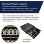 APG Cash Drawer Vasario Series Cash Drawer - 5 Bill - 8 Coin - 2 Media Slot - Solenoid 24V - Black VB320-BL1616-B10