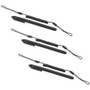 Zebra Stylus - 3 Pack - Capacitive Touchscreen Type Supported - 0.20" (5 mm) - Plastic, Carbon - Black (Fleet Network)