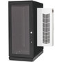 Black Box ClimateCab AC Cabinet - 24U 8000 BTU M6 Square Holes 120V - For Server LAN Switch Patch Panel - 24U Rack Height x 19 - CC24U8000M640-R3