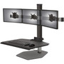 Innovative Winston Workstation Triple Freestanding Sit-Stand - Up to 24 Screen Support - 1633 kg Load Capacity - 4550 115570 mm WNST-3-104