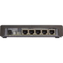 Black Box Ethernet Extender - 4-Port - 5 x Network RJ-45 - 30000 ft 9144000 mm Extended Range LB510A-R3