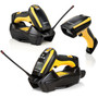 Datalogic PowerScan PM9100-910RBK10 Handheld Barcode Scanner Kit - Wireless Connectivity - 1D - Laser -  Radio Frequency - USB - PM9100-910RBK10