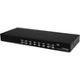 StarTech.com 8 Port 1U Rackmount USB KVM Switch with OSD - 8 x 1 - 8 x HD-15 Keyboard/Mouse/Video - 1U - Rack-mountable (SV831DUSBU)