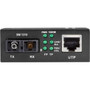 Black Box Pure Networking Gigabit Ethernet 1000-Mbps Media Converter - 1 x Network RJ-45 - 1 x SC Ports - Single-mode - 1310 nm - LGC212A