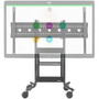 Avteq RPS-500 Display Cart - 11340 kg Capacity - 62 Width x 26 Depth Height - For 1 Devices RPS-500-CSB70