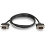 C2G 6ft RS232 DB9 Modem Cable with Low Profile Connectors - In Wall - MM - 6 ft Serial Data Transfer Cable for Modem - First End 1 x 52166