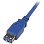 StarTechcom_6_ft_SuperSpeed_USB_30_Extension_Cable_A_to_A_MF_-_Type_A_Male_USB_-_Type_A_Female_USB_-_6ft_-_Blue_USB3SEXTAA6