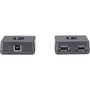 Black Box USB 11 Extender - CATx 2-Port - Network RJ-45 - 2 x USB IC282A