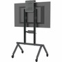 Heckler Design AV Cart Prime - 13608 kg Capacity - 4 Casters - Powder Coated Steel Steel - 44 Width x 30 Depth x 683 Height - - H700-BG