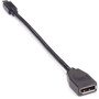 Black Box Mini DisplayPort-to-DisplayPort Adapter - DisplayPortMini DisplayPort AV Cable for Computer AudioVideo Device Console - VA-MDP12-DP12