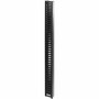 CyberPower Vertical Finger Duct Cable Manager with Snap on Cover - Duct Panel - 2 - 36 Length - 0U Rack Height - Cold Rolled Steel CRA30001