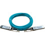 HPE X2A0 40G QSFP to QSFP 10m Active Optical Cable - 328 ft Fiber Optic Network Cable for Network Device Switch - First End 1 x - JL288A