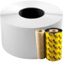 Wasp WPL205  WPL305 Barcode Label - 1 12 Width x 1 Length - Rectangle - Direct Thermal - 2300  Roll - 12  Pack 633808403157