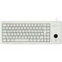 CHERRY COMPACT USB KEYBOARD - Cable Connectivity - USB Interface - 83 Key - English US - Trackball - ML Keyswitch - Light Gray - TAA G84-4420LUBEU-0