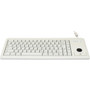 CHERRY COMPACT PS2KEYBOARD - Cable Connectivity - PS2 Interface - 83 Key - English US - Trackball - Mouse - ML Keyswitch - Light G84-4420LPBEU-0