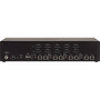 Black Box Secure KVM Switch - DisplayPort - 2 Computers - 4 Local Users - 4K - 3840 x 2160 - 11 x USB - 10 x DisplayPort - TAA KVS4-2004VX