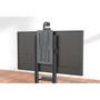 Heckler Design Mounting Panel for Power Strip PTZ Camera Display Screen - Black Gray H708-BG