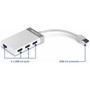 TRENDnet 4-port High Speed USB 30 Mini Hub - USB - External - 4 USB Ports - 4 USB 30 Ports - PC PC Mac TU3-H4E
