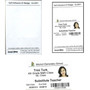 HID Self-Adhesive ID Badge - 3 12 Width x 2 14 Length - Rectangle - 500  Pack - Self-adhesive EL-AT-2941