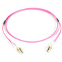 Black Box Fiber Optic Duplex Patch Network Cable - 32 ft Fiber Optic Network Cable for Transceiver Network Device - First End 2 x - FOM4-001M-LCLC