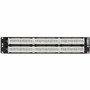 Tripp Lite 48-Port Cat6 Cat5 Patch Panel Rackmount 110 Punch Down RJ45 Ethernet 1URM 568B - 48 x RJ-45 (N252-048)