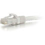 C2G 75 ft Cat5e Snagless UTP Unshielded Network Patch Cable - White - 75 ft Category 5e Network Cable - First End 1 x RJ-45 - Male - 27094