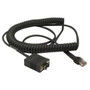 Honeywell CBL-020-300-C00 Coiled Serial Interface Cable - Serial - 9.8 ft - DB-9 Female Serial - Black (Fleet Network)