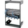 Black Box Wall Mount for Network Equipment Patch Panel Switch - Black - TAA Compliant - 6804 kg Load Capacity RMT994A