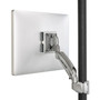 Chief KONTOUR K1P110S Pole Mount for Flat Panel Display - Silver - Height Adjustable - 10 to 30 Screen Support - 1130 kg Load - 75 K1P110S