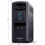 CyberPower CyberPower CP1000PFCLCDTAA TAA Compliant UPS System - 1000VA600W 120 VAC NEMA 5-15P Mini-Tower Sine Wave 10 Outlets CP1000PFCLCDTAA