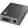 TP-Link MC110CS Fast Ethernet Media Converter - 1 x Network RJ-45 - 1 x SC Ports - Single-mode - Fast Ethernet - 10100Base-TX - - MC110CS